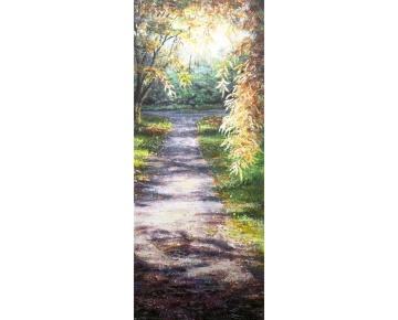 AlongtheEnchantedway 1600painting34 x14 framed44 x24 884f01b5-f1fd-461f-9845-598b8a9427d3