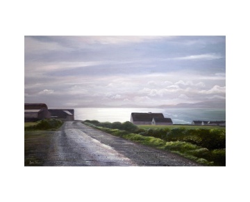 EveningatKerryHeadeditedsize95x60cm TraleeBay Co.Kerry.WildAtlanticWayontheDinglePeninsula.