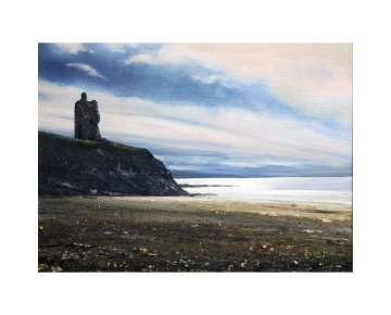EveninglightBallybunnion 670 Framedsize65x54cm TraleeBayCo.Kerry.ontheWildAtlanticWay.