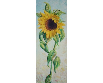 Sunflower 1150painting12x32inframedsize22x42inapprox aed65d99-f1d5-4f50-be9f-a2fbcafc835b