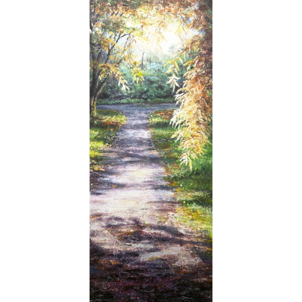 AlongtheEnchantedway 1600painting34 x14 framed44 x24 884f01b5-f1fd-461f-9845-598b8a9427d3