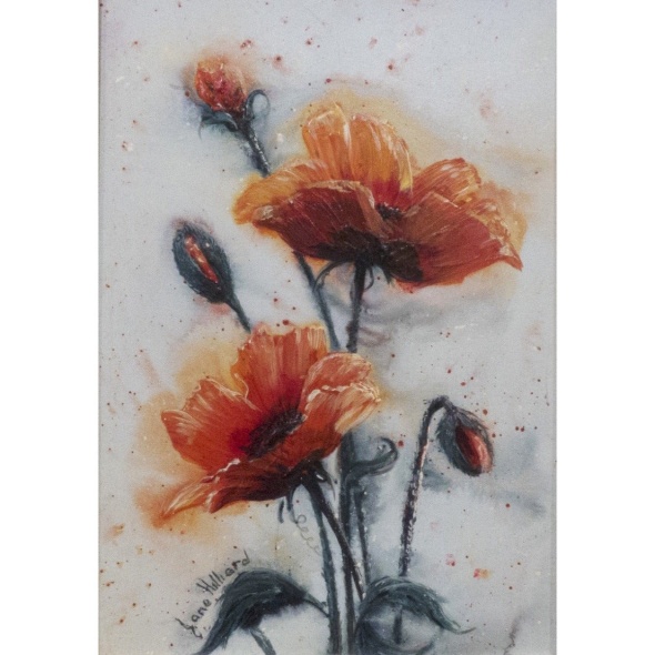 BloomingPoppies 430painting10inx14inframed18inx22in 1c5ee71b-c271-4733-8abb-de910ccf951e