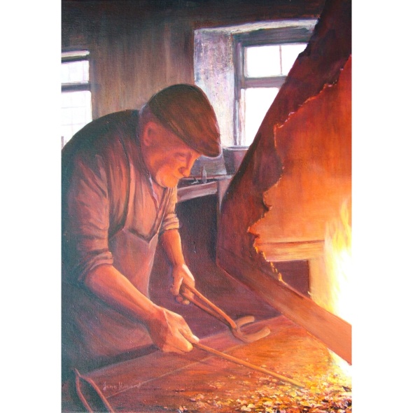 blacksmithimage18x24inframed27x3in 1850 5082660a-8273-4a2e-9ad4-b4edbeb5165a